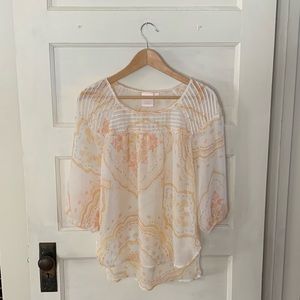Lauren Conrad Boho Top Size M